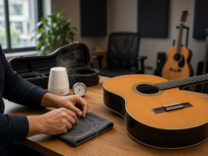 Instrument care at Guitar Studio Riderstream